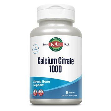 Calcium Citrate, KAL, цитрат кальцію 1000, 1000 мг, 90 таблеток (333 мг у таблетці) 2023-10-2160 фото