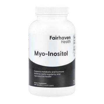 Myo-Inositol, Fairhaven Health, мио-инозитол, 2000 мг, 240 капсул (500 мг в 1 капсуле) 2023-10-4760 фото