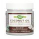 Coconut Oil, Nature's Way, органічна нерафінована кокосова олія першого віджиму, 453 г 2022-10-1090 фото 1