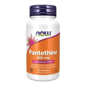 Pantethine, NOW Foods, пантетин, 300 мг, 60 капсул 2023-10-3758 фото