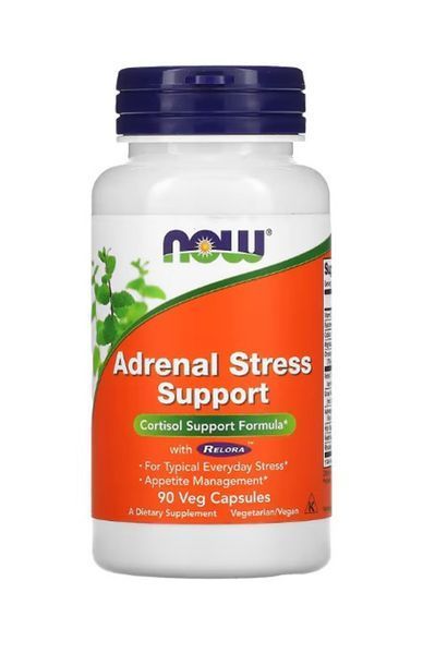 Adrenal Sress Support, NOW Foods, препарат для поддержания уровня кортизола, 90 капсул NOW-03344 фото