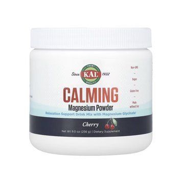 CALMING Magnesium KAL, Успокаивающий магниевый порошок, вишня, 256 г 2023-10-7029 фото