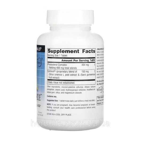 Source Naturals, Cholesterol Rescue&trade;, 60 таблеток 2023-10-4324 фото