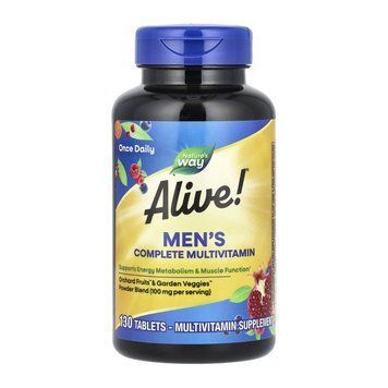 Men's Complete Multivitamin, Nature's Way, мультивитаминный комплекс для мужчин, 130 таблеток 2022-10-1716 фото