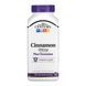 Cinnamon Plus Chromium 21st Century, корица с хромом, 120 вегетарианских капсул 2023-10-7088 фото 1