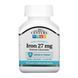Iron 27 mg Ferrous Gluconate 21st Century, высокоэффективное железо, 27 мг, 110 таблеток 2023-10-7128 фото 1