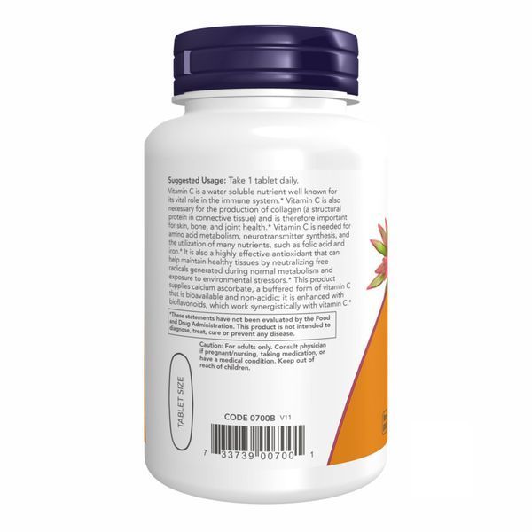 C-1000, NOW Foods, комплекс буферизованного витамина C-1000, 180 таблеток 2022-10-0019 фото