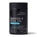 Омега 3 Sports Research omega 3 1250 мг американская спорт ресерч triple strength рыбий жир в капсулах для сердца и сосудов незаменимые жирные кислоты для улучшения памяти и работы мозга средство от холестерина витамины для суставов 180 капсул 2023-10-4008 фото 1