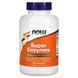 Super Enzymes, NOW Foods, суперферменти, 180 капсул 2022-10-1393 фото 1