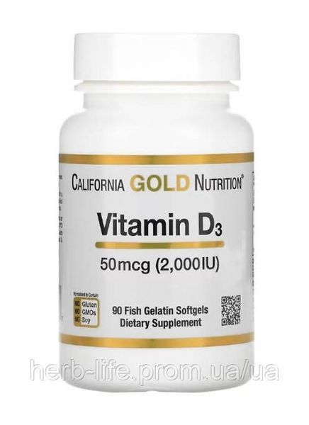 Витамин д3 California Gold Nutrition калифорния голд холекальциферол витамин d3 для костей и зубов помощь в усвоении кальция витамины от усталости и апатии солнечный витамин 2000 МЕ 90 капсул CGN-01179 фото