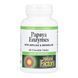 Papaya Enzymes, Natural Factors, ферменты папайи с амилазой и бромелаином, 60 таблеток 2023-10-4701 фото 1